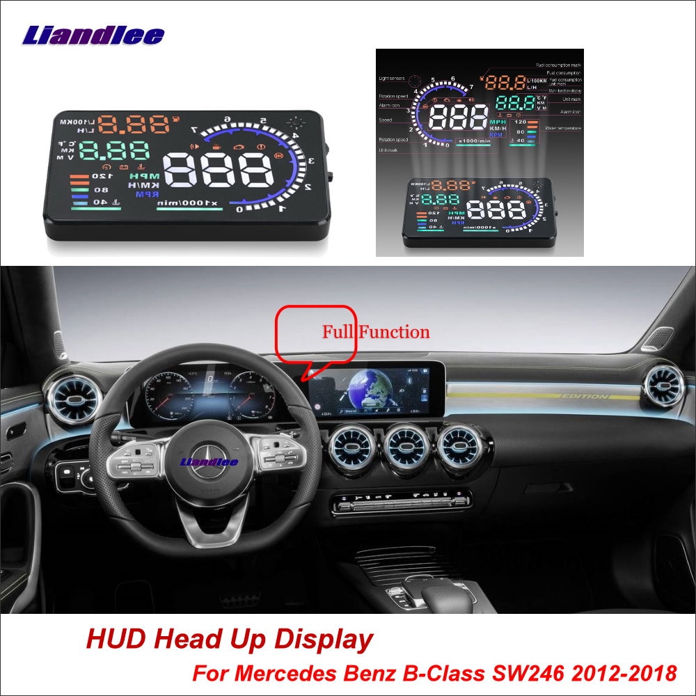 Liandlee ڵ hud   ÷ ޸  b Ŭ sw246 2012-2018   ũ obd   